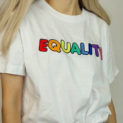 Equality Embroidered Tee