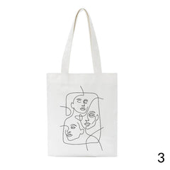 Face Outline Shoulder Bag