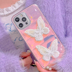 Funda para iPhone con láser de mariposa y hada