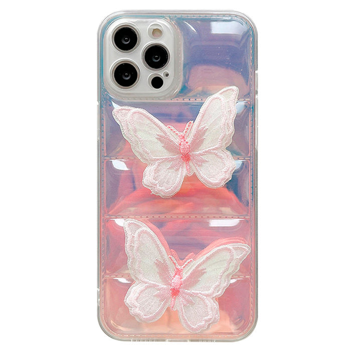 Funda para iPhone con láser de mariposa y hada