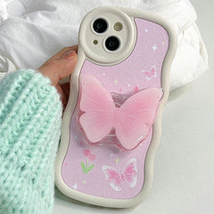 Funda para iPhone con diseño de mariposa de hadas