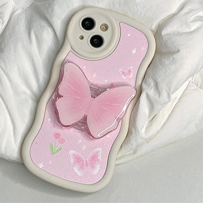 Funda para iPhone con diseño de mariposa de hadas