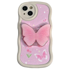 Funda para iPhone con diseño de mariposa de hadas