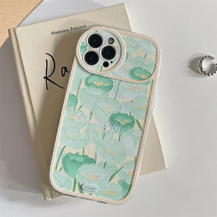 Funda para iPhone verde hada