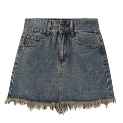 Fairy Grunge Denim Skirt