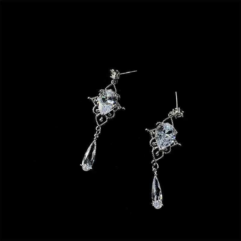 Pendientes colgantes de cristal de hadas