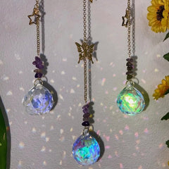 Fairycore Room Crystal Suncatcher