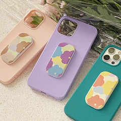 Funda para iPhone con agarre floral