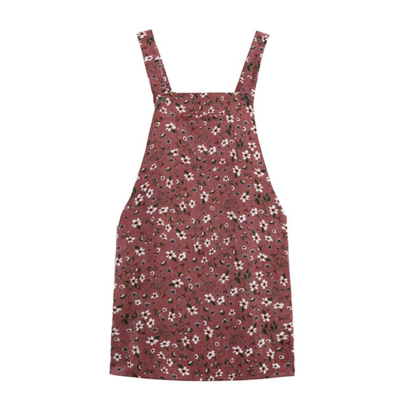 Floral Dungaree Dress