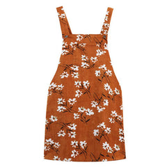 Floral Dungaree Dress