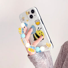 Flower Bee Chain iPhone Case