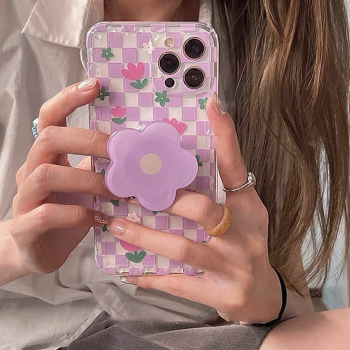 Funda para iPhone con estampado de flores 