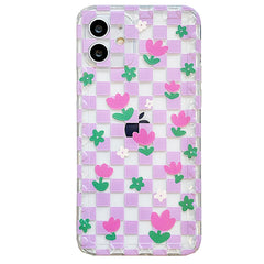 Funda para iPhone con estampado de flores 