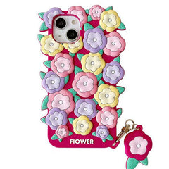 Funda para iPhone con diseño de jardín de flores