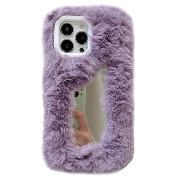 Funda para iPhone con espejo esponjoso