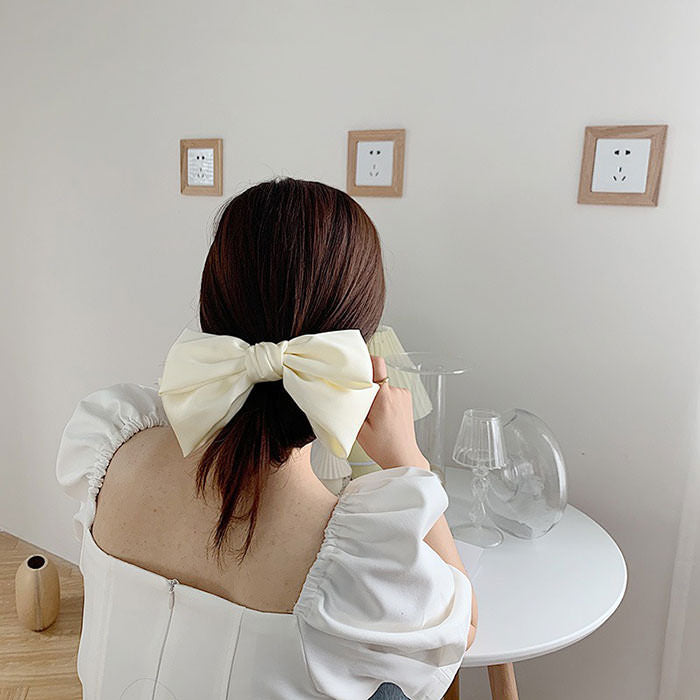 French Girl Satin Hair Bow