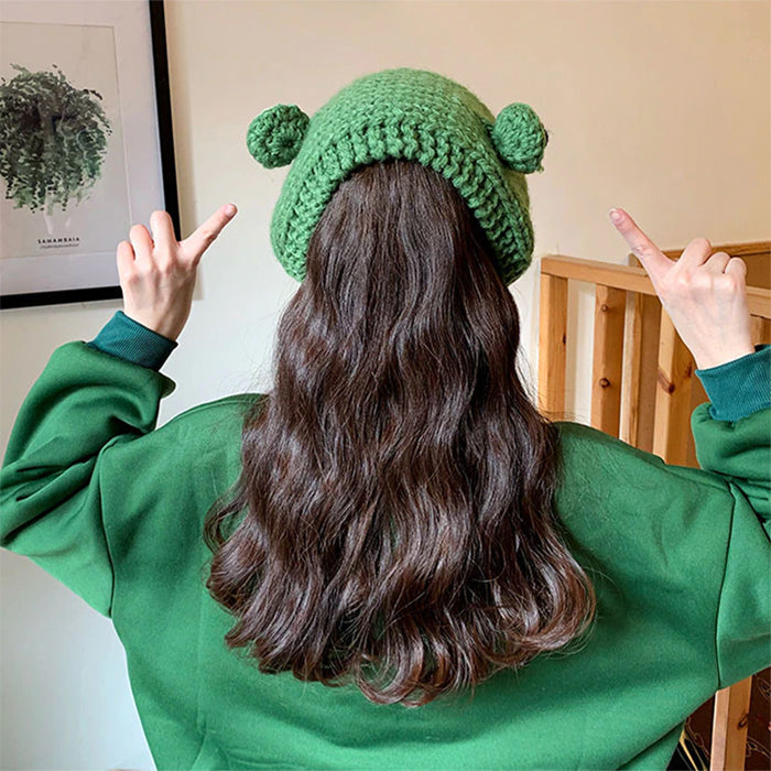 Frog Crochet Hat