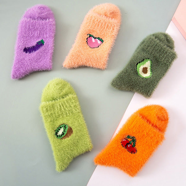 Fruit Fuzzy Socks