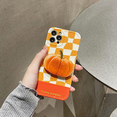 Funda divertida de calabaza para iPhone 