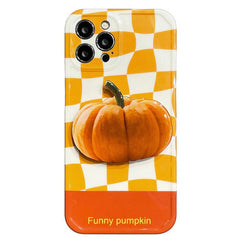 Funda divertida de calabaza para iPhone 