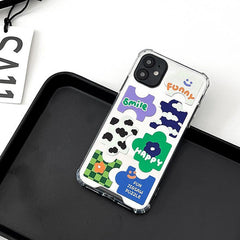 Funda para iPhone con rompecabezas divertido