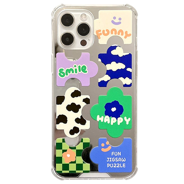 Funda para iPhone con rompecabezas divertido