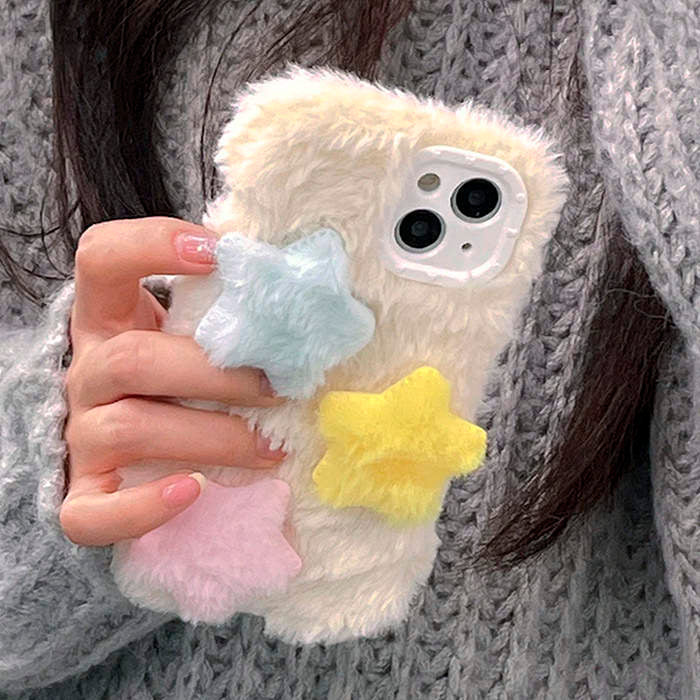 Fuzzy Stars iPhone Case