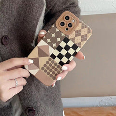 Geometric Print iPhone Case