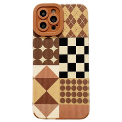 Geometric Print iPhone Case