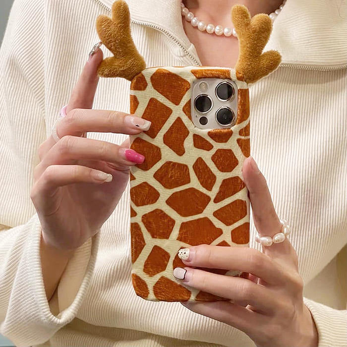 Funda para iPhone con diseño de jirafa