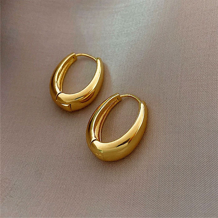 Golden Hoop Earrings