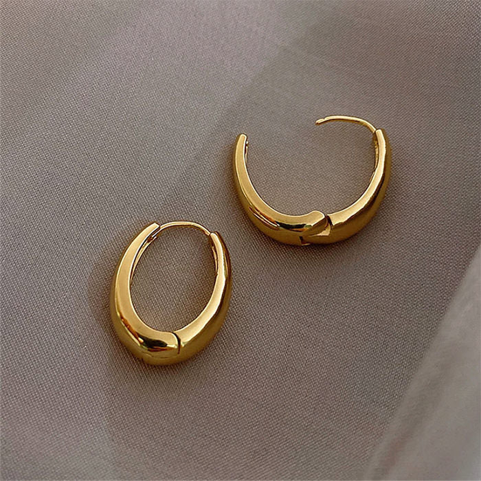 Golden Hoop Earrings