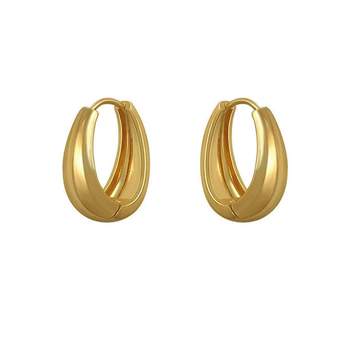 Golden Hoop Earrings