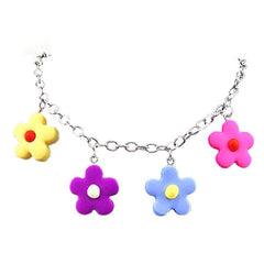 Good Vibes Only Flower Chain Necklace