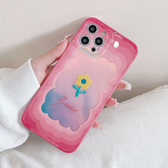 Gradient Flower iPhone Case