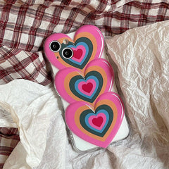 Funda para iPhone con corazones degradados