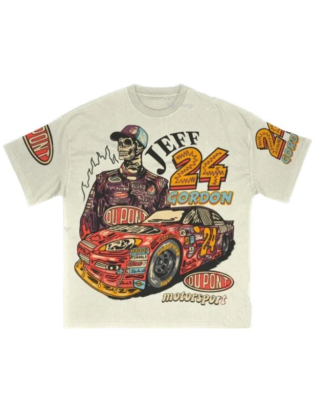 Oversized Graphic T Shirt - Cotton for Men
