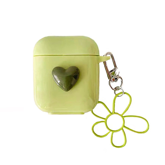 Green Flower AirPods Case