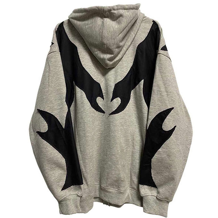 Grey Skeleton Hoodie