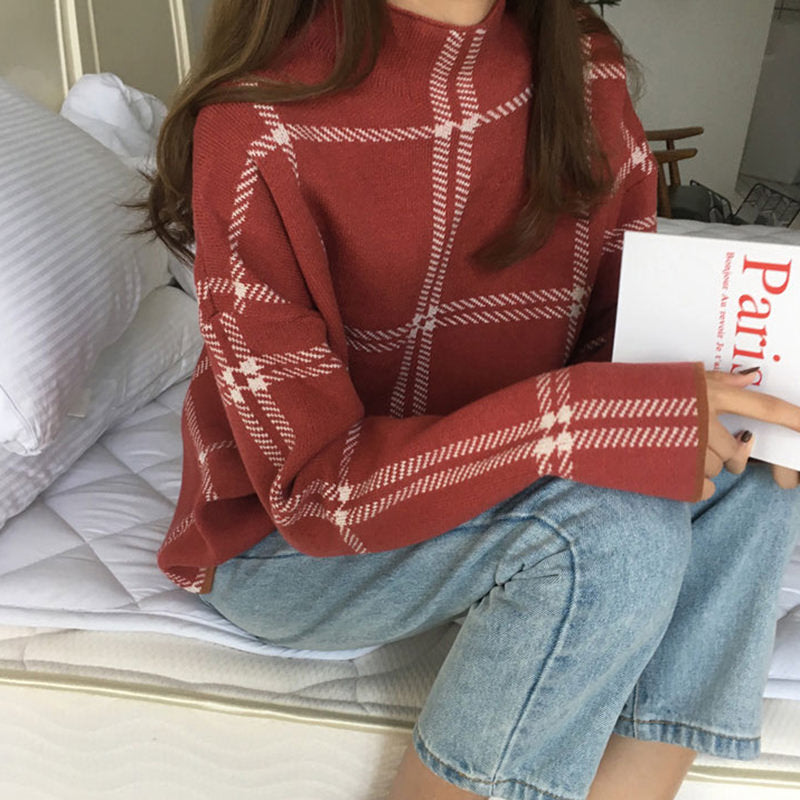 Grid Lounge Sweater