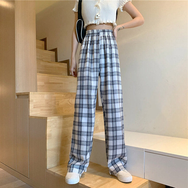 Grunge Aesthetic Plaid Pants