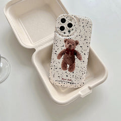 Funda para iPhone con diseño de oso grunge