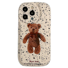 Funda para iPhone con diseño de oso grunge