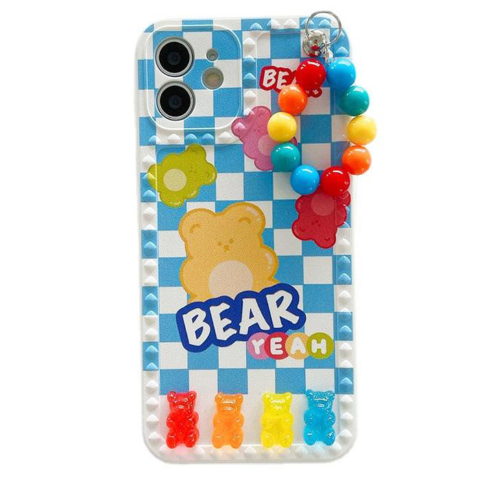 Gummy Bear Plaid iPhone Case