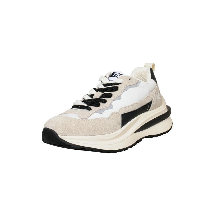 Plateau-Sneakers aus Leder für Damen