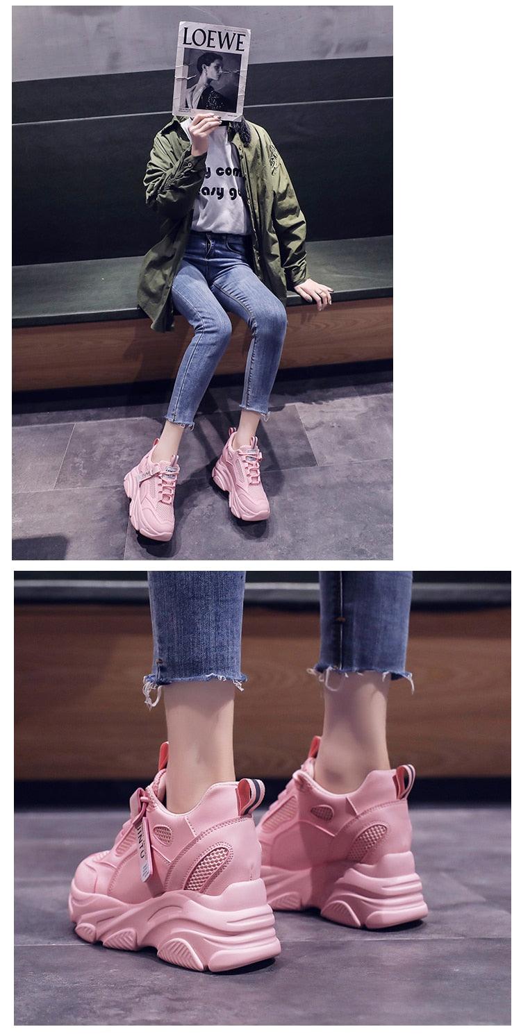 Wedge Platform Chunky Sneakers for Women