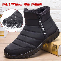 Rutschfeste, warme, wasserdichte Stiefeletten