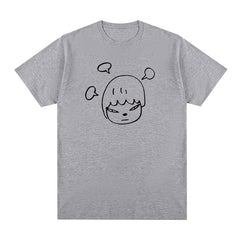 Camisetas unisex de manga corta con estampado de Yoshitomo Nara