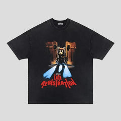 Late Registration Tee - Drop-Out Bear Print