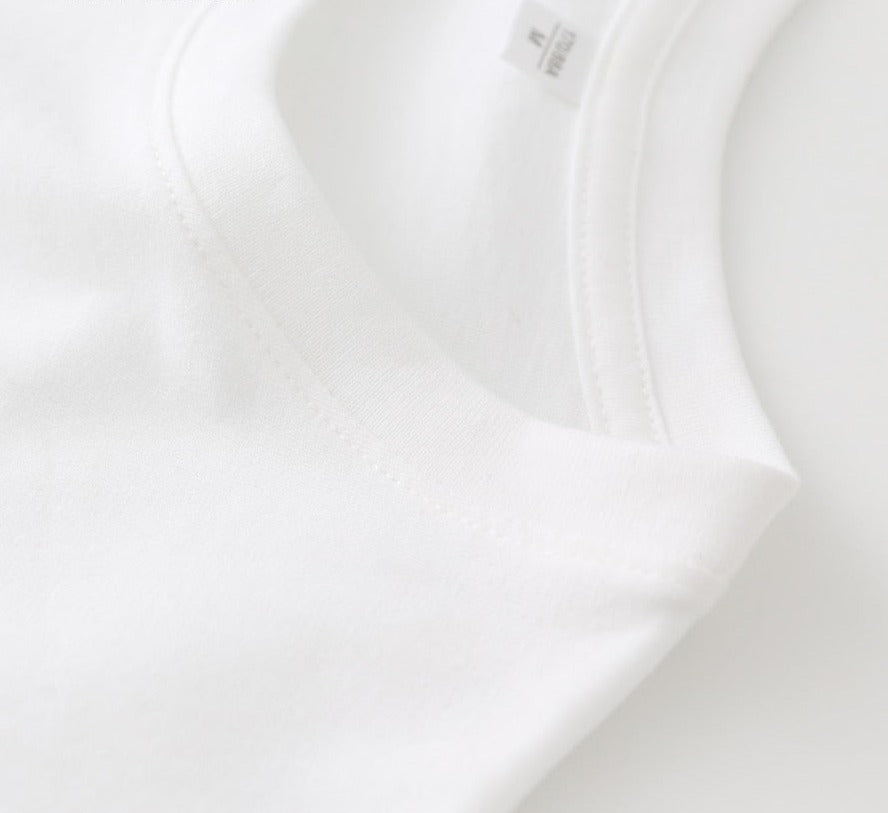 Camisetas de algodón suave para mujer